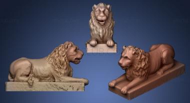 3D model Lion sculpture (STL)